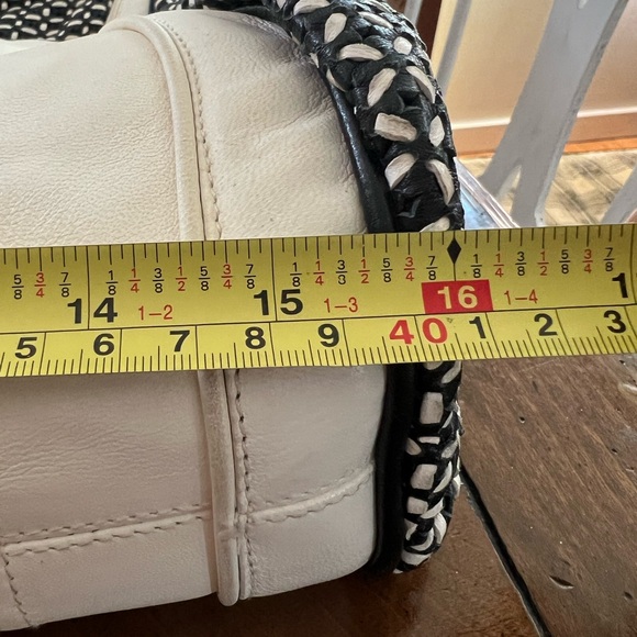 Zac Posen Italy woven leather purse handbag - Picture 15 of 16